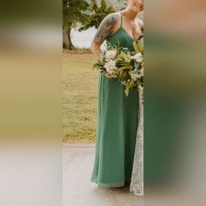 Azazie Sage Green Bridesmaid Dress